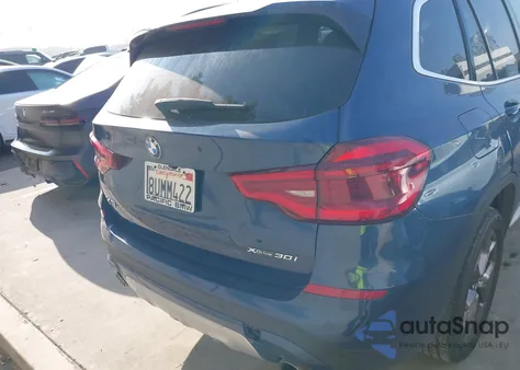 2021 BMW X3 xDrive30I из США, поврежденный, VIN 5UXTY5C04M9G04197